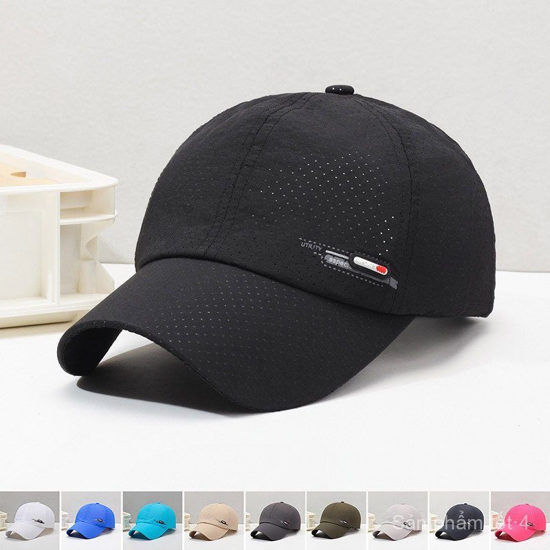 Phong Cách Mới Thoáng Khí Đục Lỗ Nhanh Khô Nam Câu Cá Chống Nắng Mũ Bóng Chày Đi Xe Đạp Du Lịch Thể 