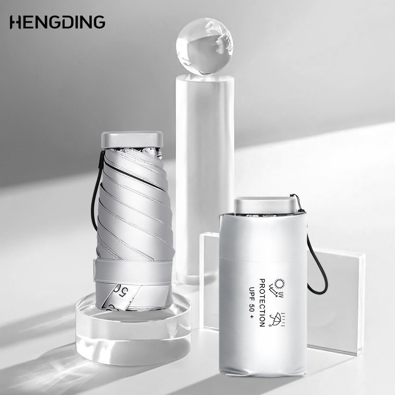 cây dù ô gấp gọn mini Ô dù che nắng gấp 40% ô dù che nắng chống nắng bạc titan nữ ô dù gấp nhỏ gọn d