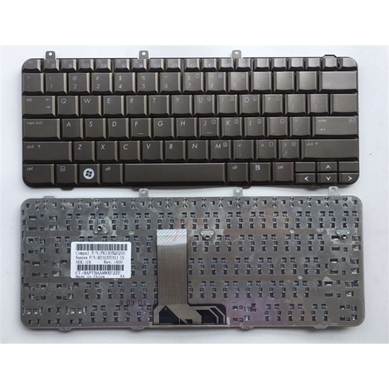 Bàn phím Laptop HP Pavilion DV3 DV3-1000 DV3-1100 DV3-1200 DV3Z DV3Z-1000 (Màu đồng)