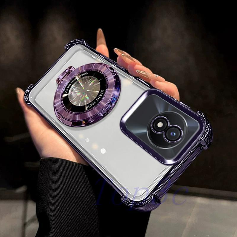Ốp lưng Vivo Y02 Y02T Y02A Vỏ điện thoại trong suốt chống rơi CDSJ
