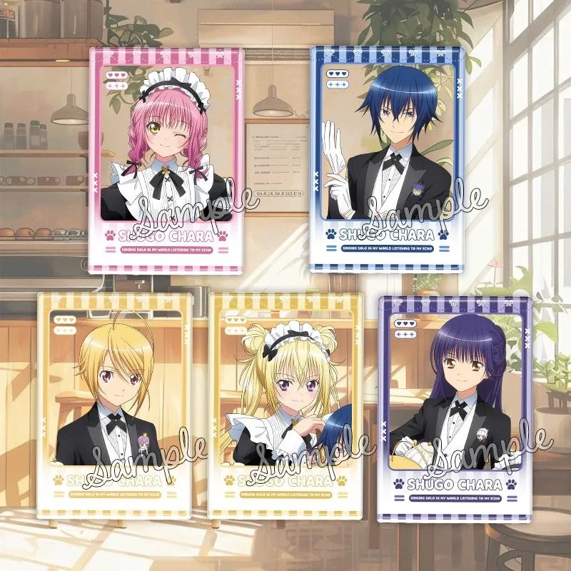 Thẻ Trong Suốt Móc Khóa Shugo Chara Móc Chìa Khóa Người Giúp Việc Butler Móc Khóa Hinamori Amu Acryl
