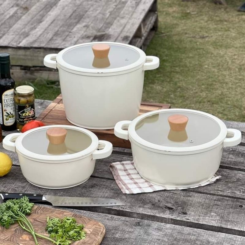 [KAIYO] Nồi nhôm đúc đáy từ nguyên khối cao cấp Elegant - chính hãng KAIYO