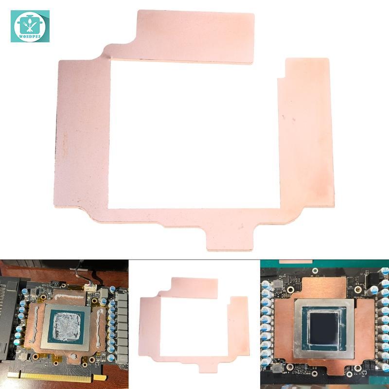 Woedpez GPU Tản Nhiệt Bộ Nhớ Tản Nhiệt Đồng Mỏ RTX 3080ti 3090 3090ti GPU Xuống 15-40 Độ Nhiệt Pad T