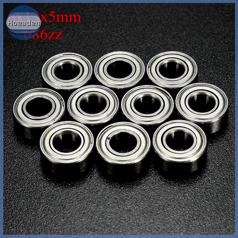 Hoeaden 10Pc 686ZZ 6x13x5mm Vòng bi thu nhỏ 6 * 13 * 5mm Vòng bi Mini được bảo vệ bằng kim loại VN