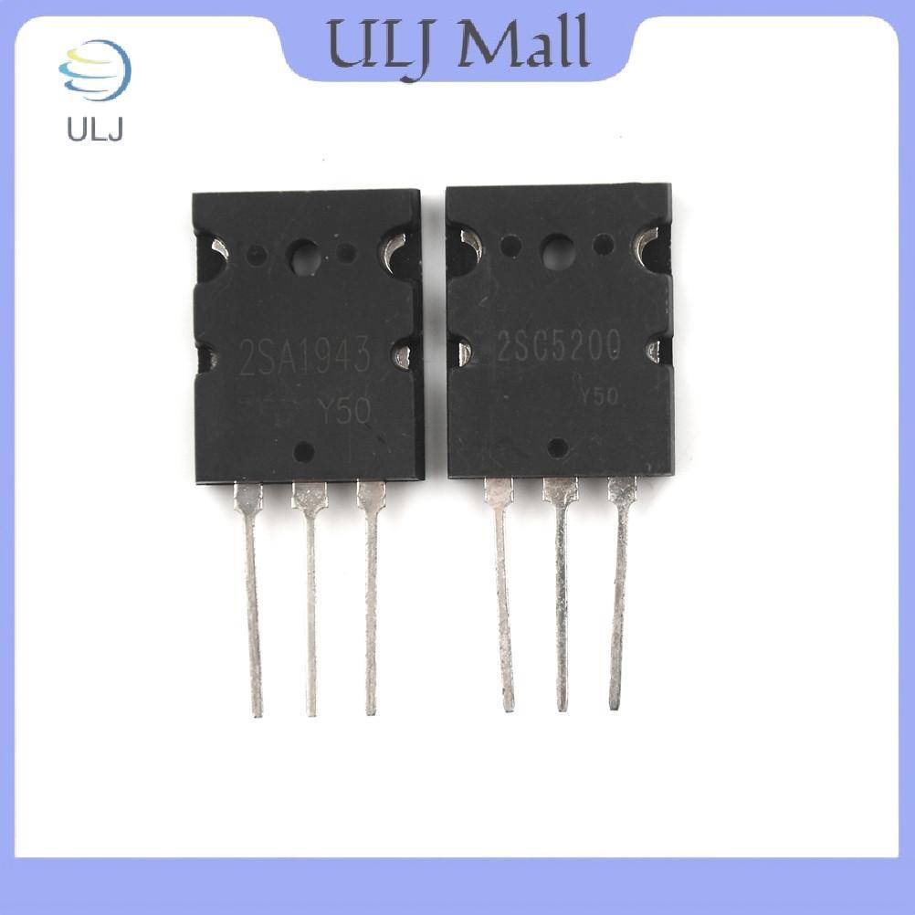 ULJ Mới 1 Cặp HOẶC 2 Chiếc Transistor TO-3PL 2SA1943-O 2SC5200-O 2SA1943 2SC5200 A1943 C5200.