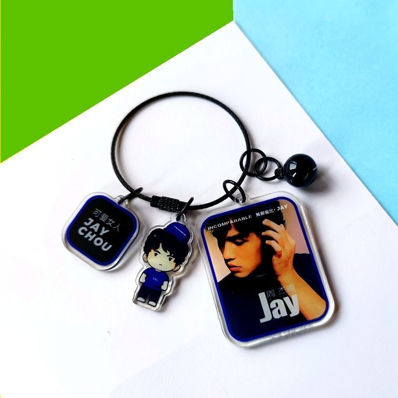 Jay Chou Star Series Móc Khóa Acrylic Star Series Móc Khóa Quà Tặng Album Sáng Tạo Jay Chou Star Ser