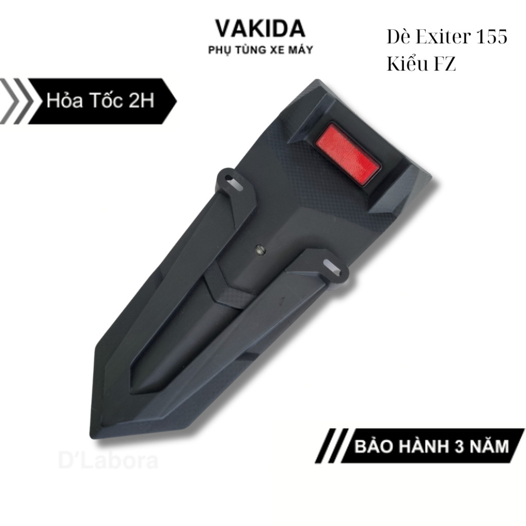 Dè sau Exciter 155 kiểu FZ Dè chắn bùn Ex 155 FZ nhựa cao cấp Phụ kiện xe máy