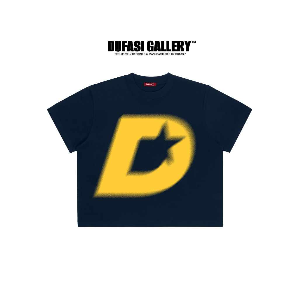 Áo Thun Nam Nữ Unisex Form Boxy DUFASI™ - 100% COTTON / 280GSM - LETTER D STAR