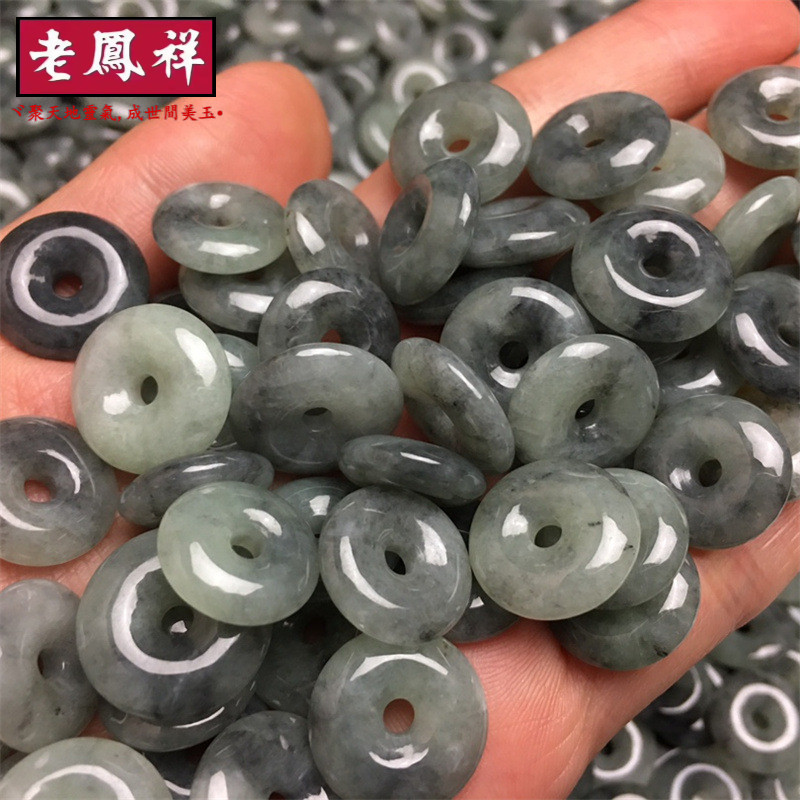 ((1 Cái / Giá) Jadeite a Hàng Hóa Loài Gà Đen Nhỏ Khóa An Toàn Mặt Dây Chuyền Ngọc Tự Làm Mặt Dây Chuyền Phụ Kiện