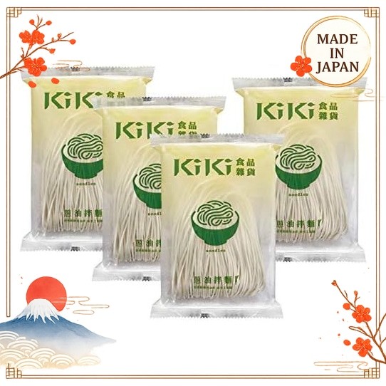Directly imported Taiwanese mixed soba KiKi noodles “Green onion oil” x 4 servings Green onion oil s