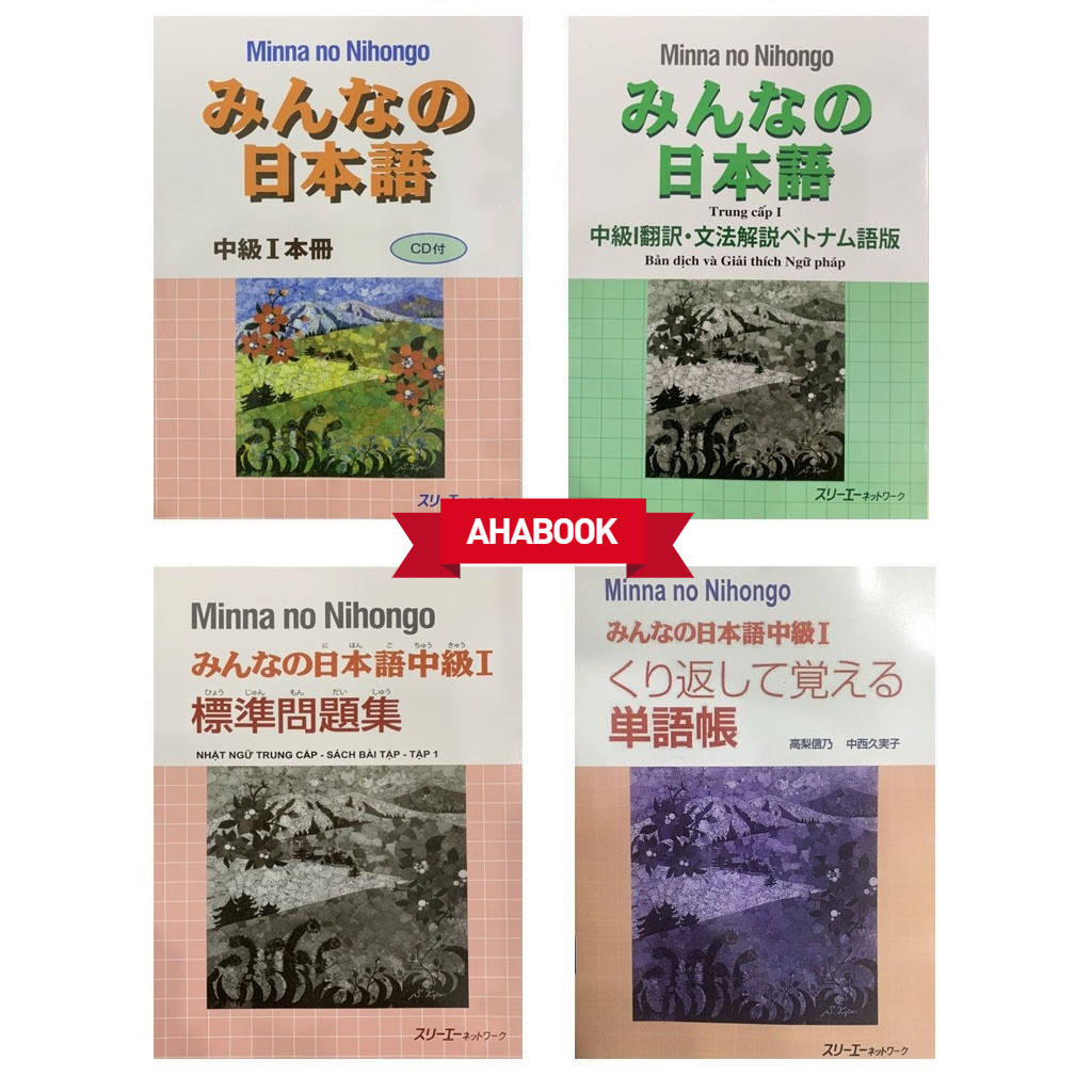 Aha - Sách tiếng nhật- Combo Minna No Nihongo Trung Cấp 1 - Tương Đương Trình Độ N3 ( Lẻ Tuỳ Chọn )