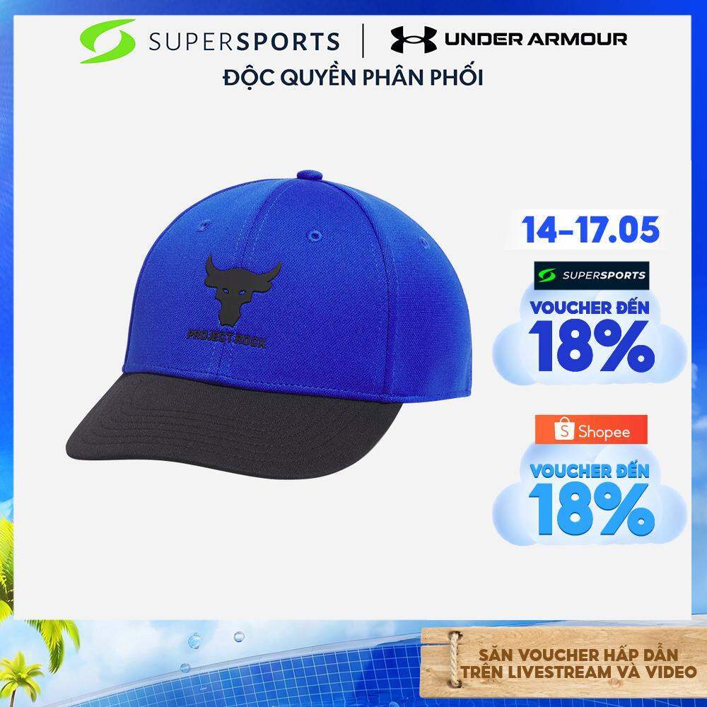 Mũ Lưỡi Trai Nữ Under Armour Project Rock - Xanh Dương - 1376719-400