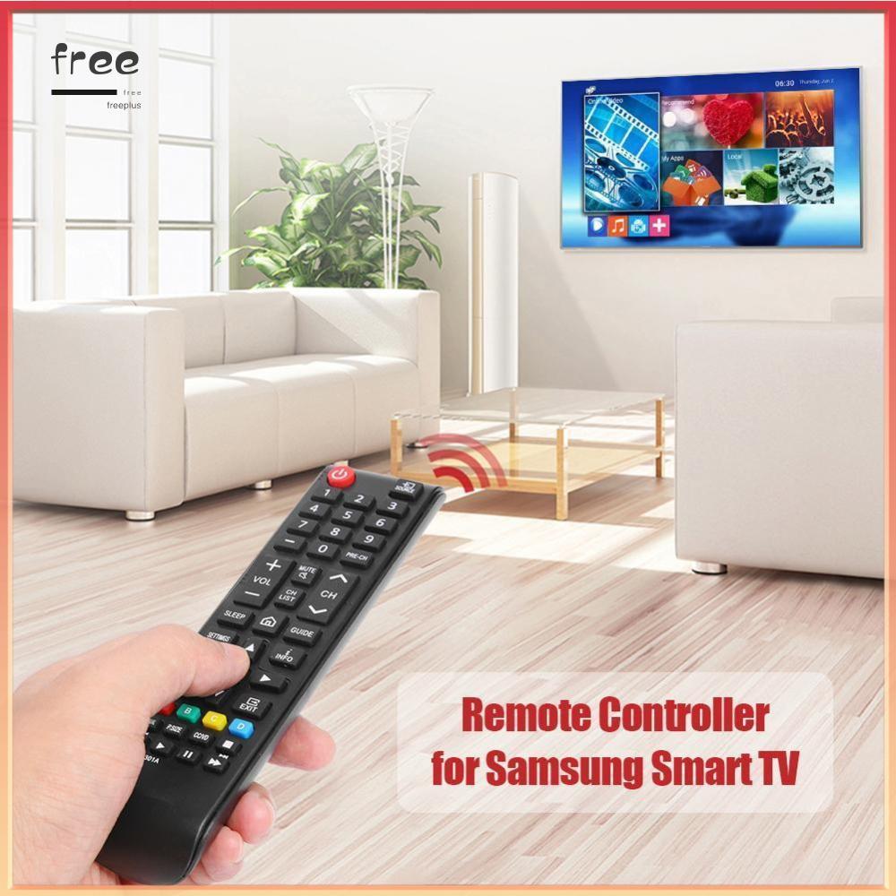 [freeplus.vn] Điều khiển từ xa TV cho Samsung N5300 / NU6900 / NU7100 / NU7300 Bộ thu TV thông minh 