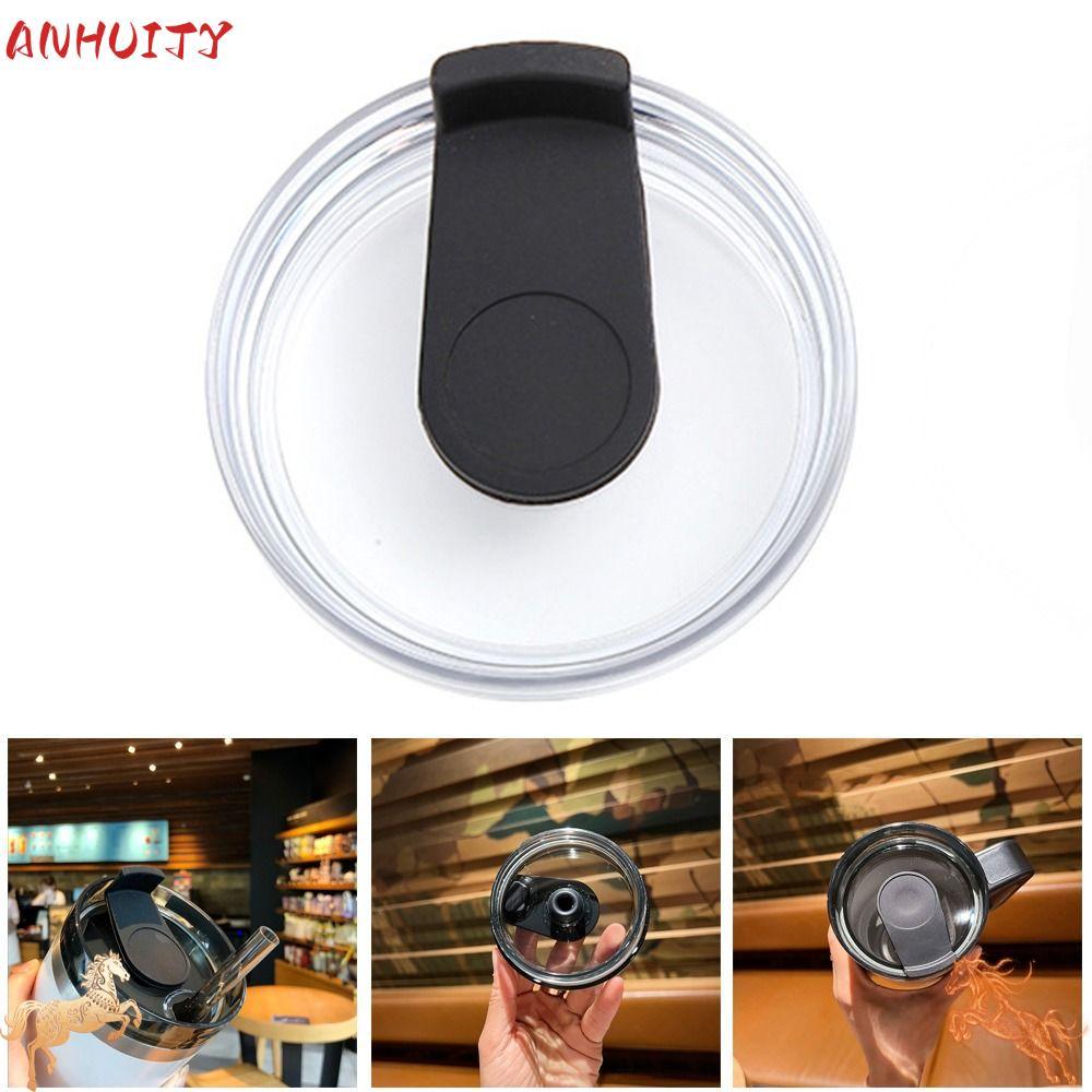 Nắp chai ANHUITYJ, 20oz / 30oz Không có nắp cốc rơm, Nắp thay thế niêm phong bằng nhựa đa năng màu đ