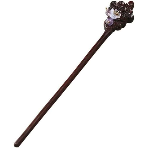 Xiexulian Lá Nhỏ Gỗ Đàn Hương Đỏ DIY Đơn Giản Kẹp Tóc Bằng Gỗ Mặt Dây Chuyền Nhiều Kiểu Kẹp Tóc Cuộn