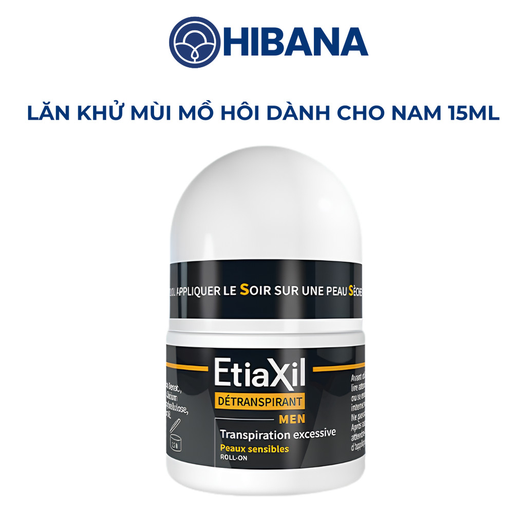 Lăn khử mùi mồ hôi dành cho nam giới Etiaxil Men 15ml