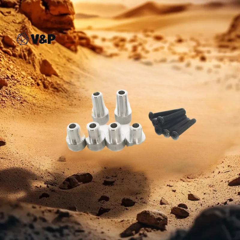 V & P 1 Bộ Cho 1 / 12 Bánh Xe Lớn Sửa Đổi Đặc Biệt Phần MN82 MN82S Vỏ Xe Kim Loại Nâng Cột Nâng Cao 