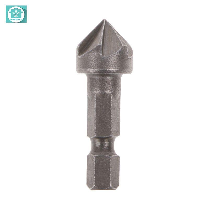 Woedpez Countersink Drill Bit Set Counter Sink Drill Bit 6 Sáo Lục Giác Tay Cầm Mill Cutter Bit Coun