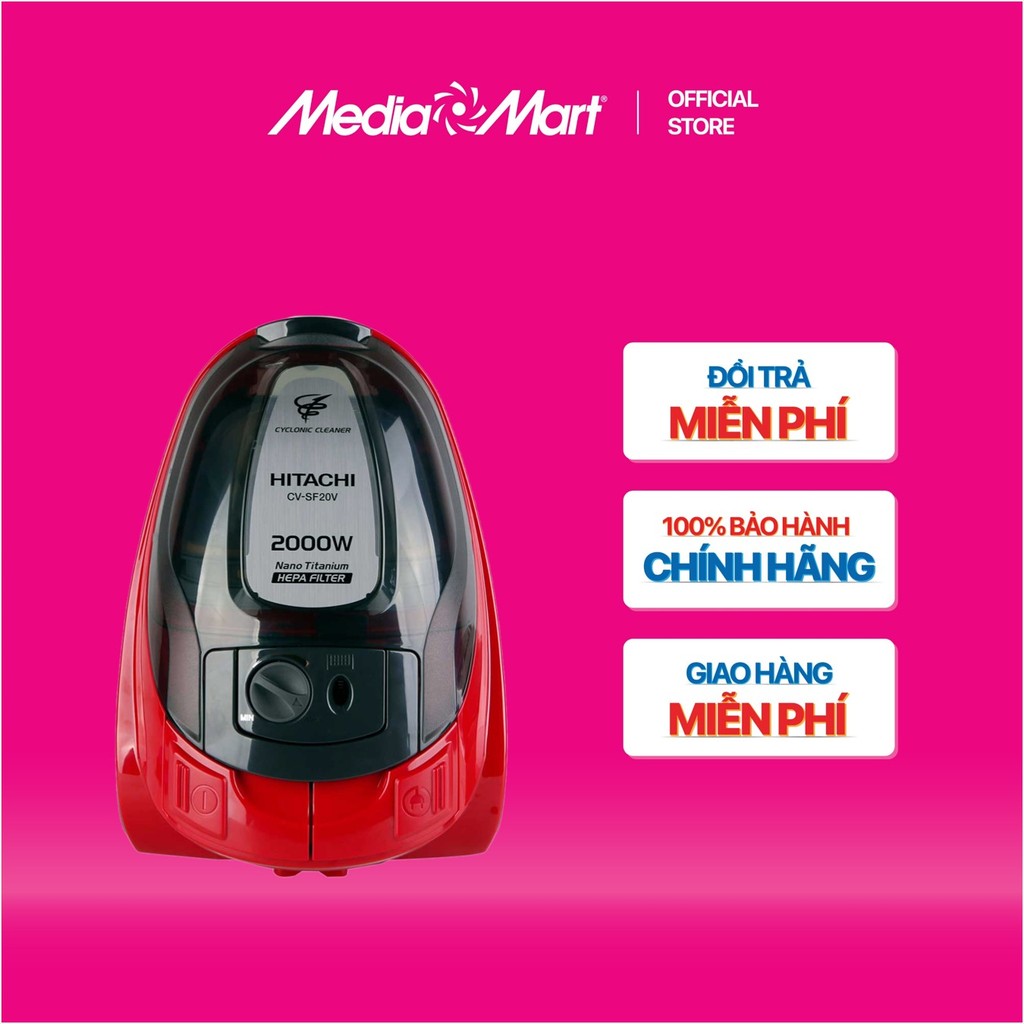 [MediaMart ONLINE-Ship 0đ] Máy hút bụi Hitachi CV-SF20V- Thailand