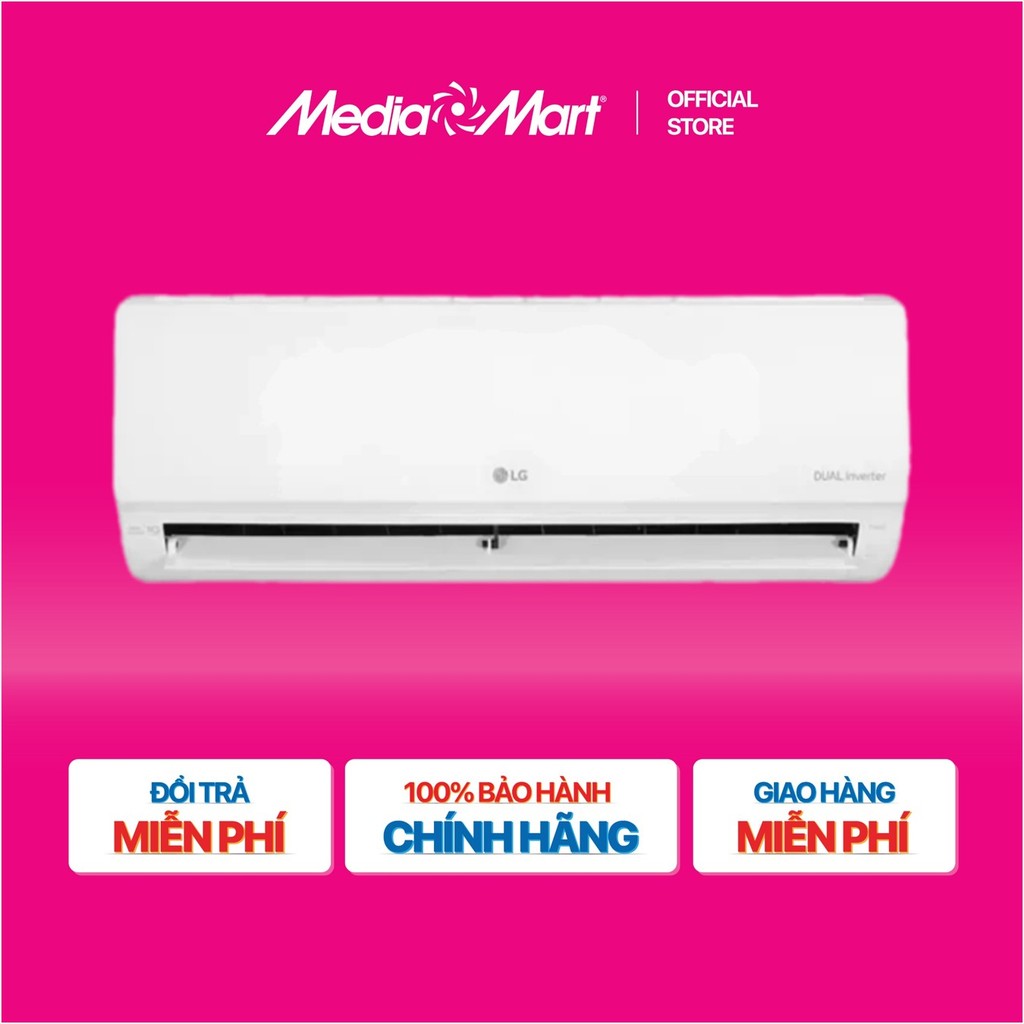 [MEDIAMART] - Điều hòa LG 1C Inverter 12.000BTU (1.5HP) IEC12M1 - FREESHIP,Bảo hànhchínhhãng