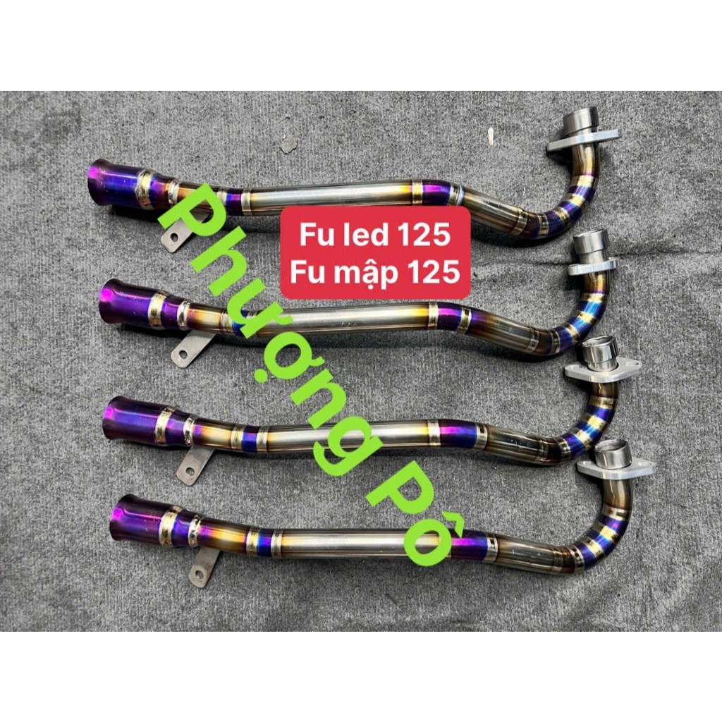 ⚡️FREESHIP⚡️ Cổ pô titan thòng cho future led 125-future mập 125 đúc pô dzin không hàn