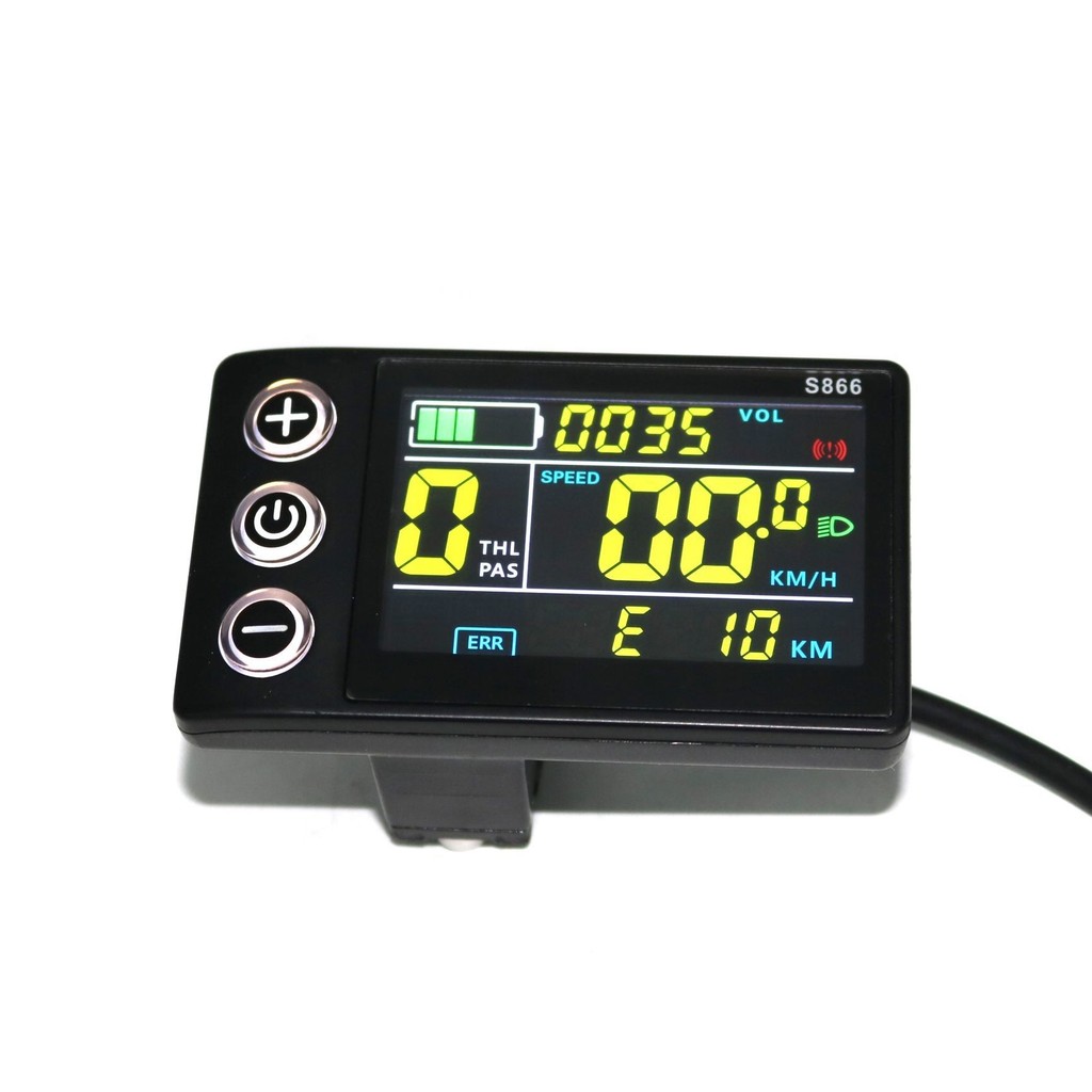 Tế Nam Zuncontrol S866 Dụng cụ LCD Xe đạp điện Xe tay ga Màn hình LCD đa chức năng / 5 + 2 dòng
