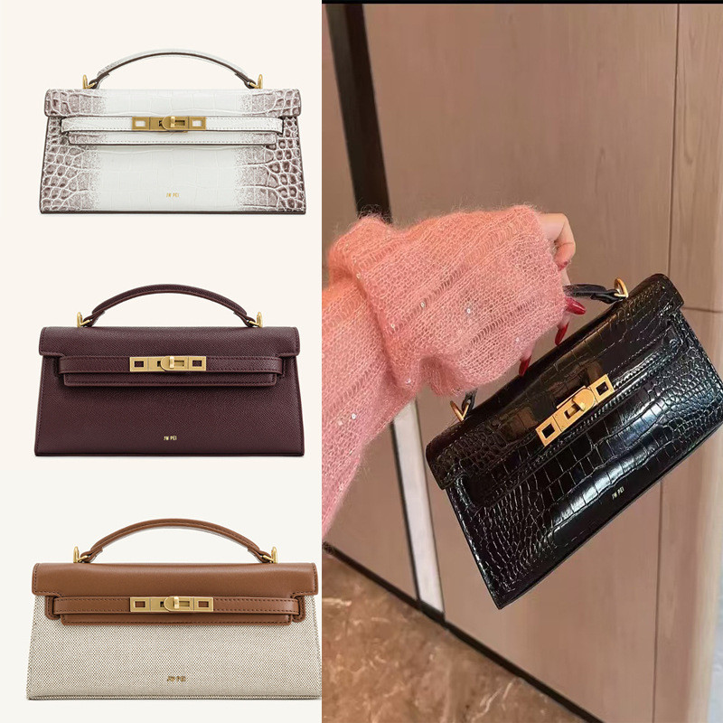 Túi xách JWPEI Phong cách mới Túi đeo chéo di động họa tiết cá sấu Noor