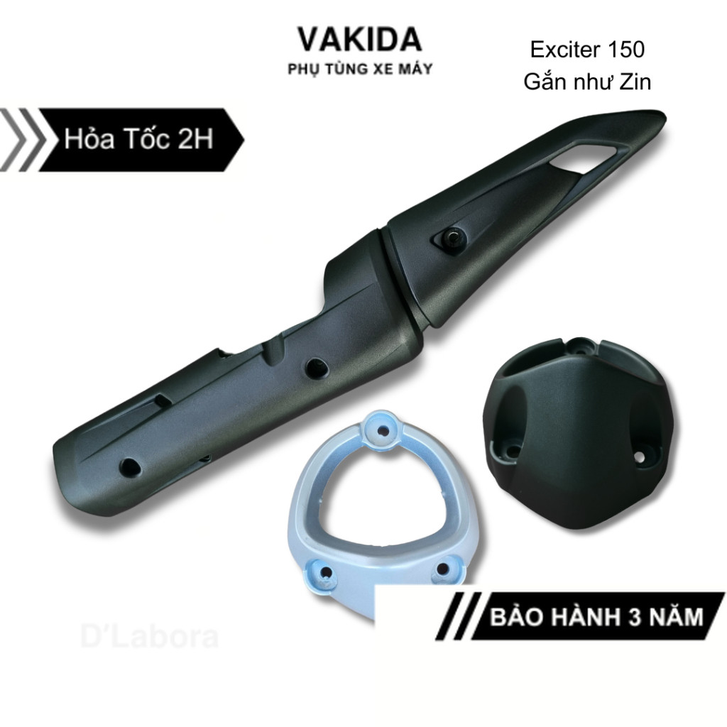 Ốp Pô Exciter 150, Ốp Pô Ex 150, Ốp Bô Xe Exciter 150 Phụ Tùng Xe Máy
