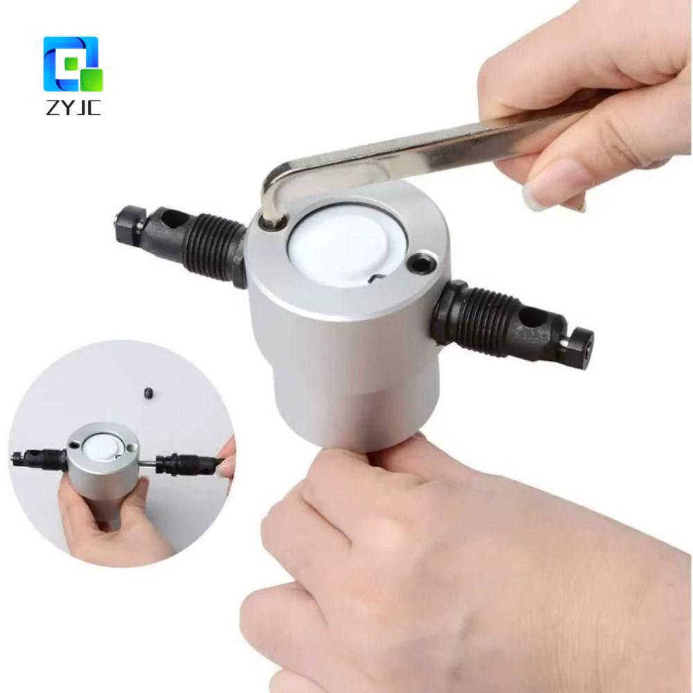 Máy cắt tấm kim loại ZYJC, Nibbler hai đầu có thể điều chỉnh, Iron Nibbler 360 độ Dụng cụ gỡ lỗi cắt