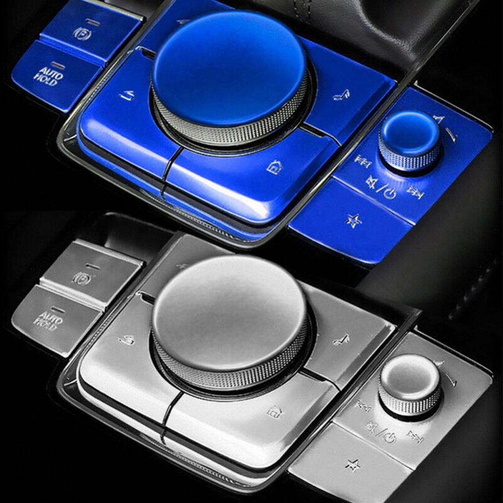 Premium Aluminum Button Decoration for Mazda 3 CX30 Enhance the Center Console