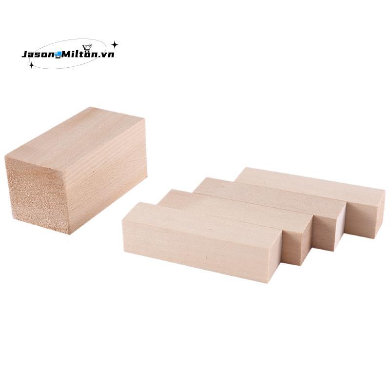 5 Chiếc Khắc Khối Gỗ Whittling Khối Gỗ Basswood Khắc Khối Chưa Hoàn Thành Bộ Để Khắc Người Mới Bắt Đ