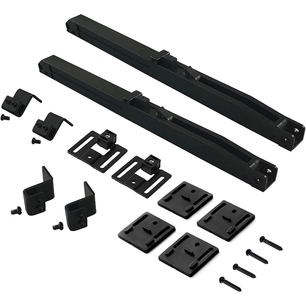 2 Chiếc Cửa Barn Cơ Chế Đóng Mềm Lò Xo Đệm Giảm Chấn Nâng Cấp Không Lỗ Phiên Bản Trượt Barn-Door Phầ