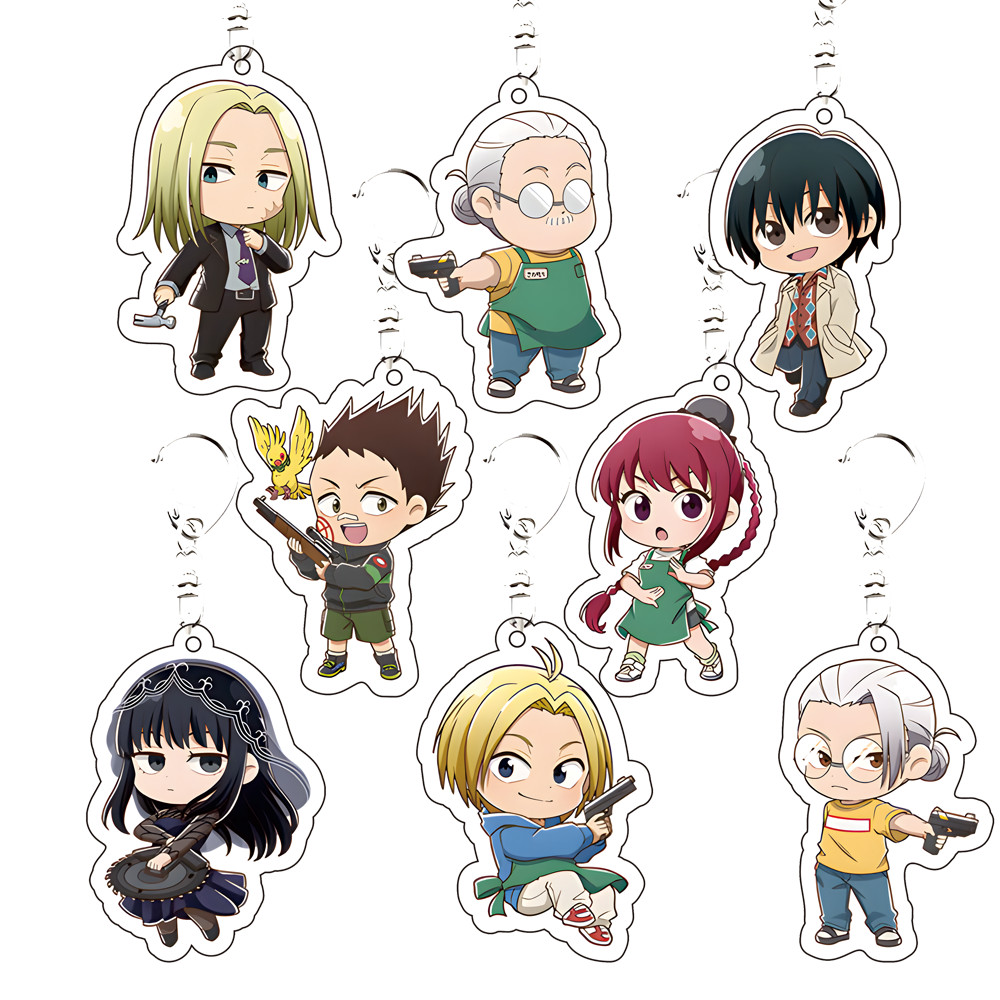 Cute New Anime Keychain Sakamoto Days Shin Asakura Taro Sakamoto Goods Collection Accesorios Home De