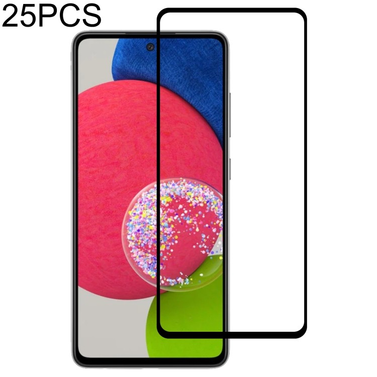Dành Cho Samsung Galaxy A52s 5G 25 Chiếc Full Keo Full Cover Bảo Vệ Màn Hình Kính Cường Lực Cho Sams