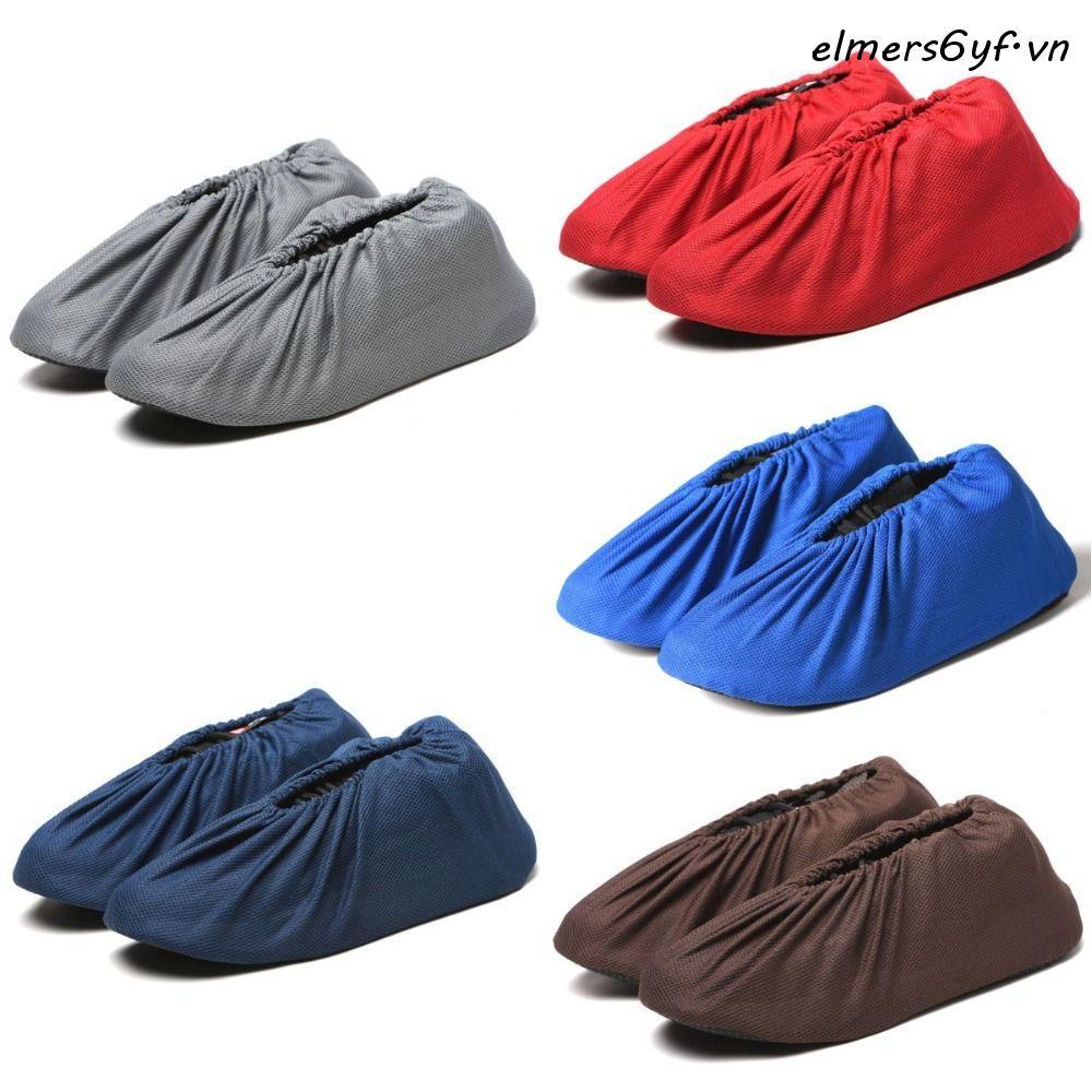 ELMER 3 Cặp Bao Giày, Tấm Bảo Vệ Giày Lưới Thoáng Khí Chống Trơn Trượt, Chống Bụi Giữ Vệ Sinh Sàn Có