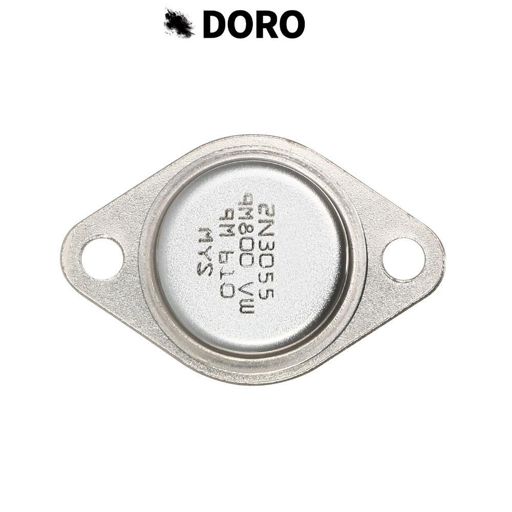 DORO 5 Chiếc Điện Transistor, TO-3 2N3055 NPN 2N3055 Điện, Bộ Transistor Kim Loại 15A / 60V Transist