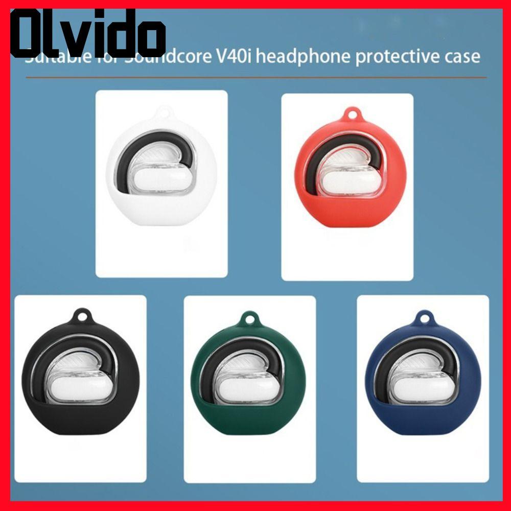 Tai nghe OLVIDO, Chống bụi có khóa Vỏ tai nghe, Bảo vệ tai nghe silicon chống sốc chống rơi cho Soun