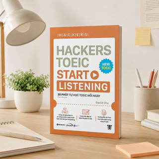 Sách – Hackers TOEIC Start Listening – Luyện Nghe TOEIC Cho Người Mới Bắt Đầu (Gamma Books)