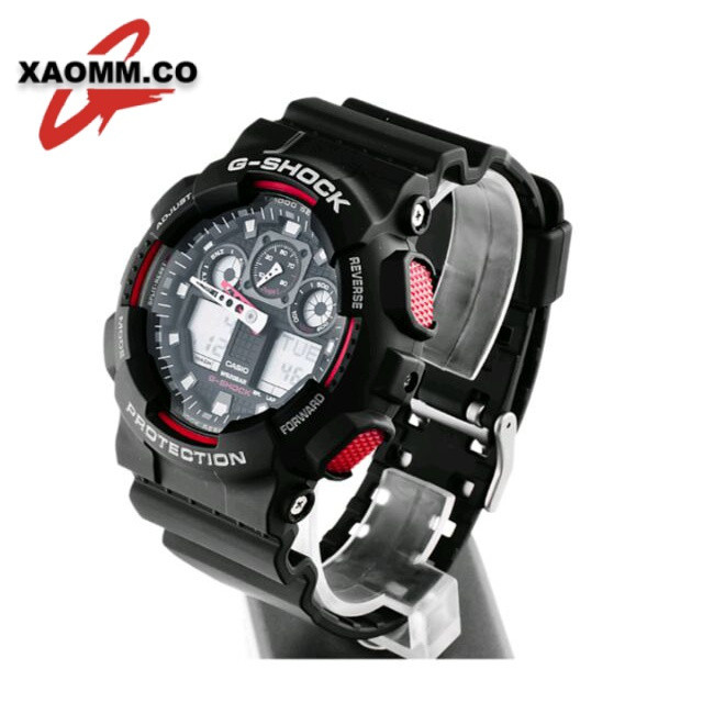 Đồng hồ thể thao kỹ thuật số Analog IDAWN7 G-SHOCK GA-100-1A4 chính hãng dành cho nam 1A4DR GA100 GA