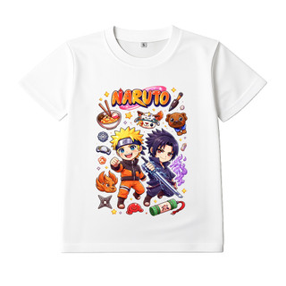 Áo Thun Trẻ Em NARUTO CHIBI, Chất Poly Thái , Có Size Lớn Từ 7-95kg, Nhiều Màu Áo, Size To Nhắn Shop, ANAMKIDS