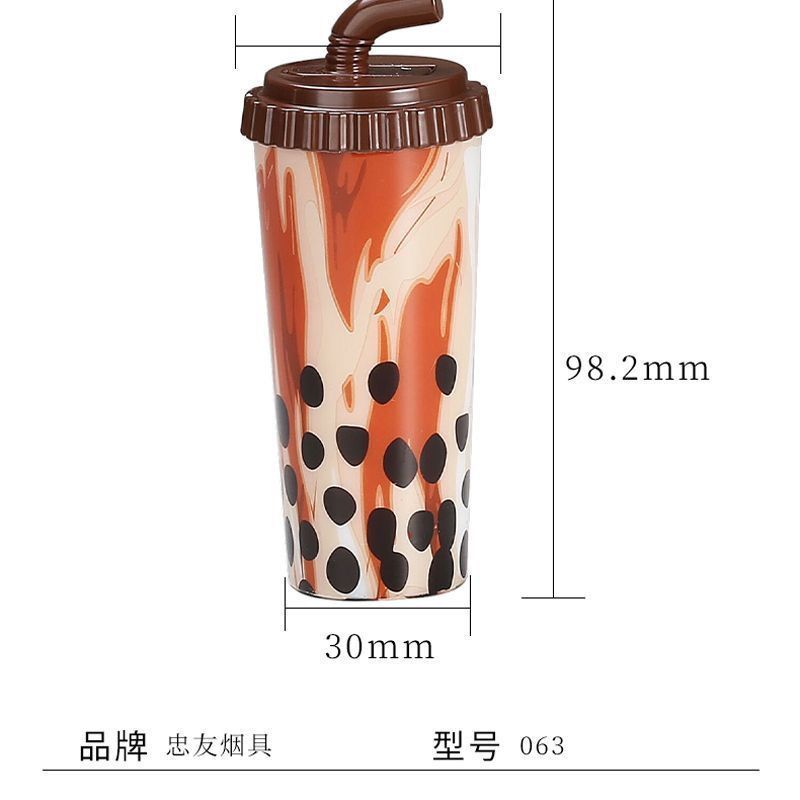 Giá Trị Cao Sáng Tạo Ngọn Lửa Xanh Bong Bóng Thẳng Trà Sữa Chống Gió Bật Lửa Bơm Hơi Tạo Kiểu Độc Đá