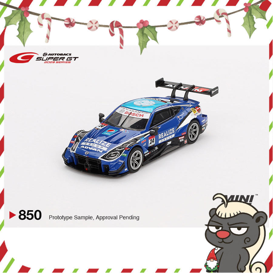 [HÀNG CÓ SẴN]  Mô hình xe Mini GT 1:64 Nissan Z GT500 #24 "REALIZE CORPORTATION ADVAN Z" 2023 850