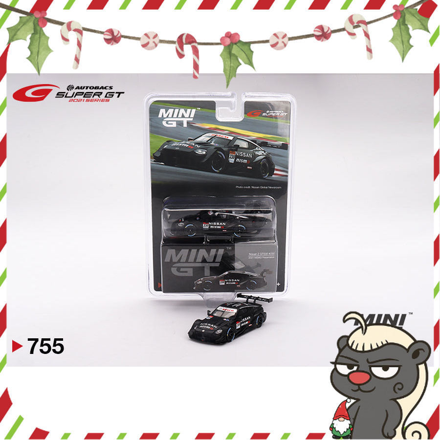 [HÀNG CÓ SẴN]  Mô hình xe Mini GT 1:64 Nissan Z GT500 #230 2021 NISMO Presentation 755