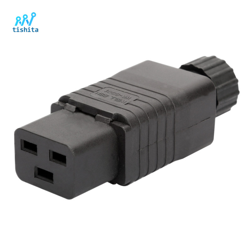 Ổ cắm tái tạo IEC 320 C19, Kết nối dây nguồn IEC 320 C19 16A / 20A