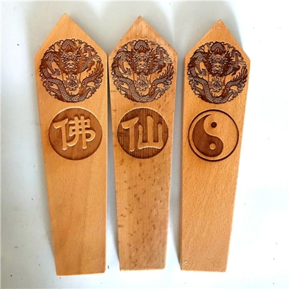 Đào Gỗ Đặt Hàng Mũi Tên Đào Gỗ Token Phật Đạo Giáo Cổ Tích Thẻ Thẻ Rồng Token20251210