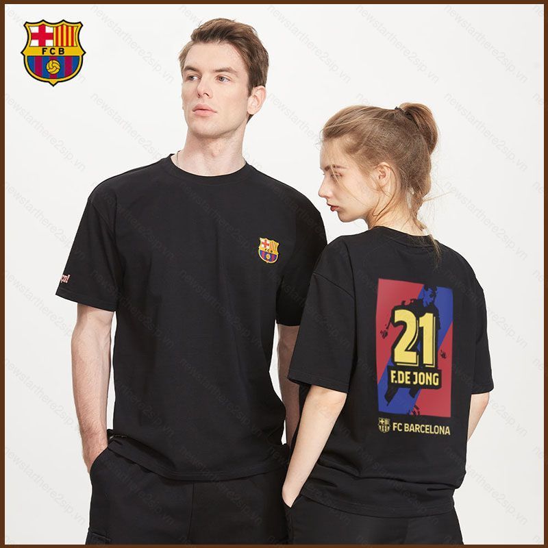 NP2 Barcelona F.C. Người hâm mộ Áo bóng đá FCB Áo thun Messi Griezmann Pique Stegen Pedri De Jong Áo