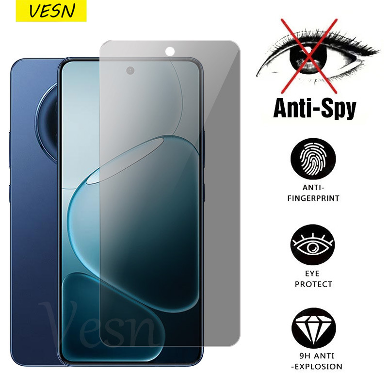 Kính cường lực chống nhìn trộm chống vân tay Cho OPPO A6 GT A6x A5 Energy A5x A5i A3 A3x A2 A2x A1 A