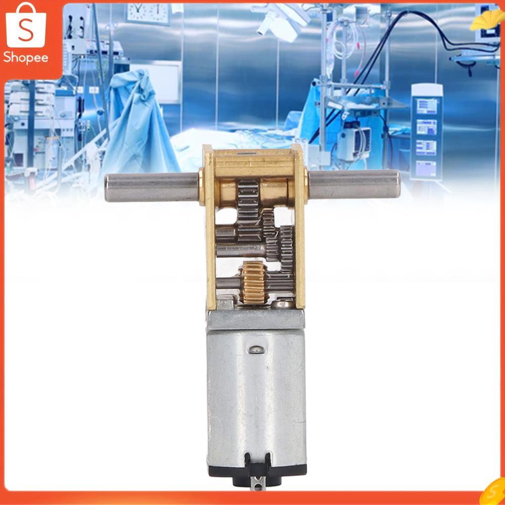 Brush DC Gear Motor Turbo Worm Tiếng ồn thấp 3V Giảm 30RPM cho Robot