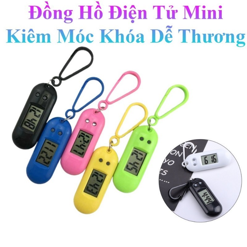 [HCM]Móc khoá đồng hồ điện tử mini nhỏ gọn tiện lợi-Pandora