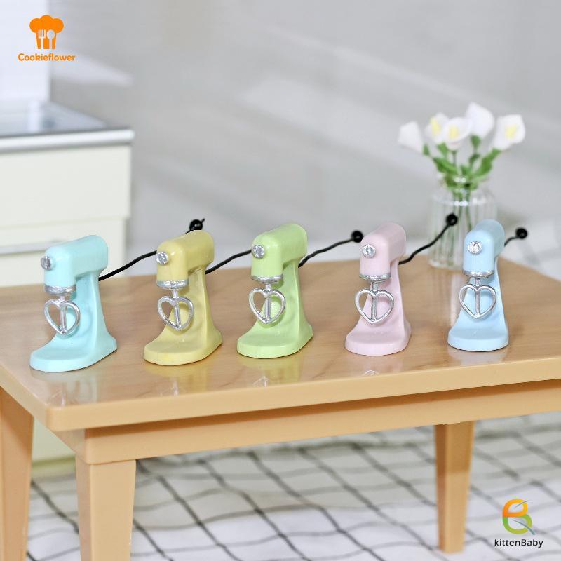 [Kitten-t] 1: 12 Nhà Búp Bê Thu Nhỏ Nhà Bếp Hiện Đại Trộn Mô Hình Đồ Nội Thất Phụ Kiện Mới